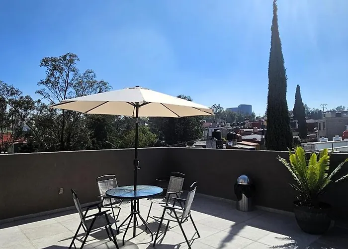 R09 Corner At Itesm Cem Full Services, Shared-kitchen, Fridge ,laundry, Smart Tv, Parking, Balcony * Mexico City