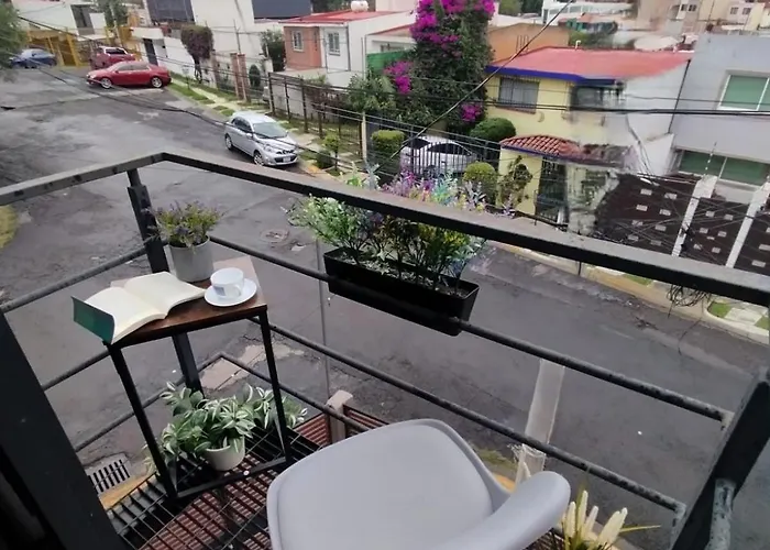 R09 Corner At Itesm Cem Full Services, Shared-kitchen, Fridge ,laundry, Smart Tv, Parking, Balcony Apartment